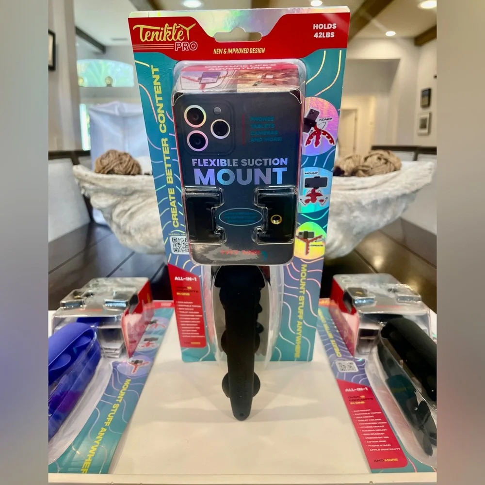 Tenikle® PRO The Most Versatile Phone Holder That Mounts To Anything-Blue